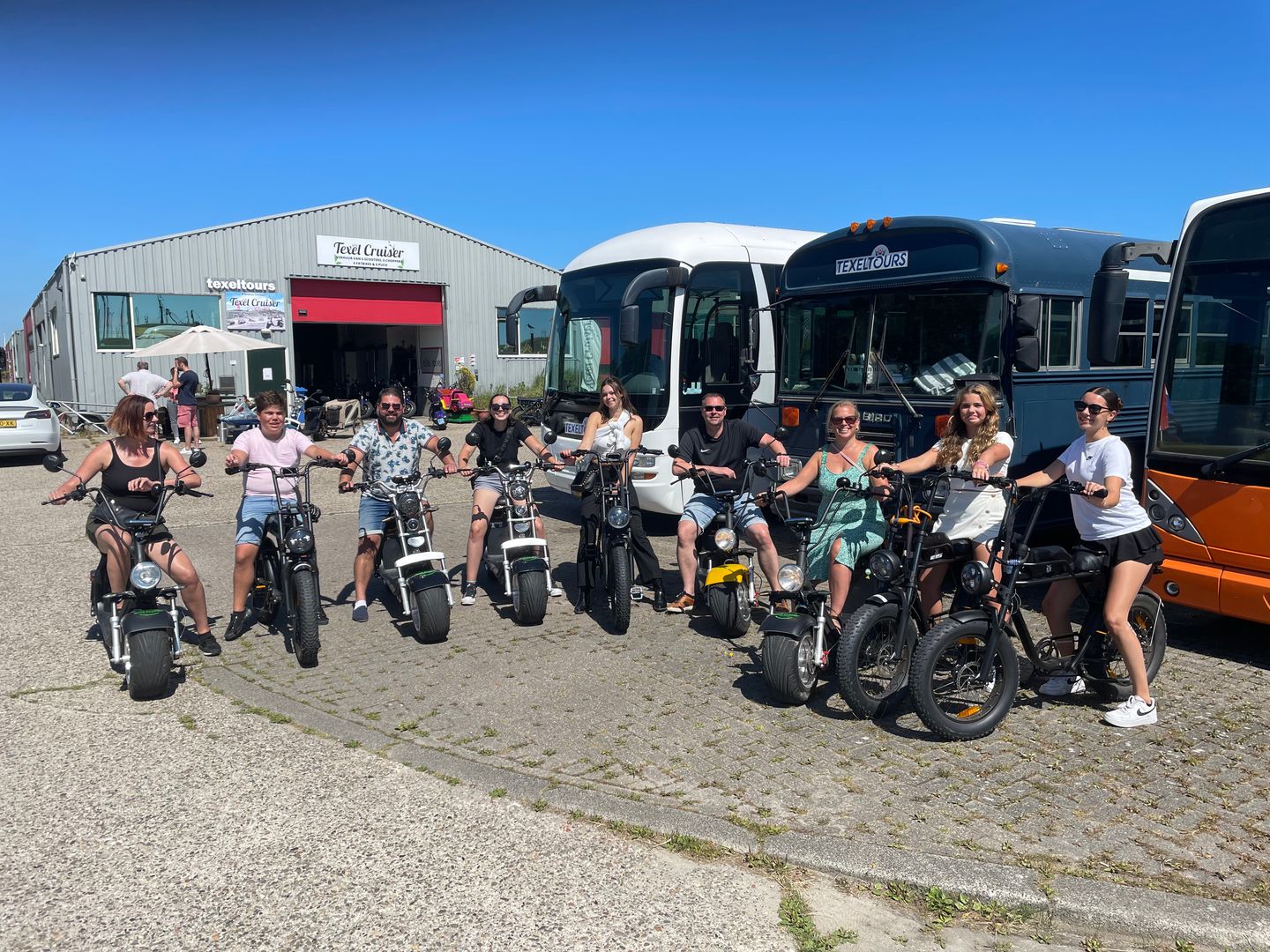 E-Chopper tour op Texel